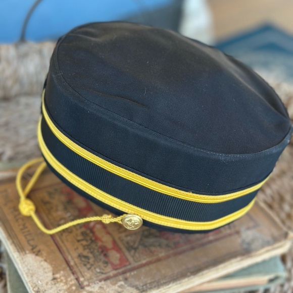 32 Degree Scottish Masonic Black & Gold Cap - Picture 5 of 8